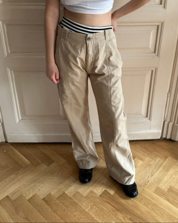 Armani Jeans spodnie materiałowe