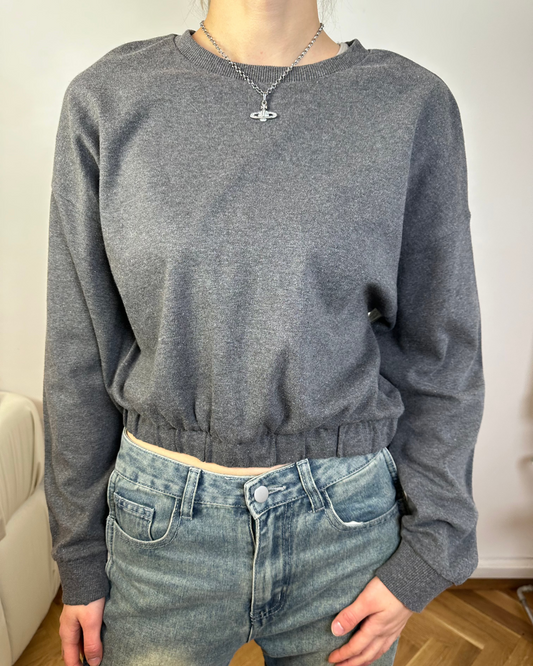 Bluza basic o krótszym kroju