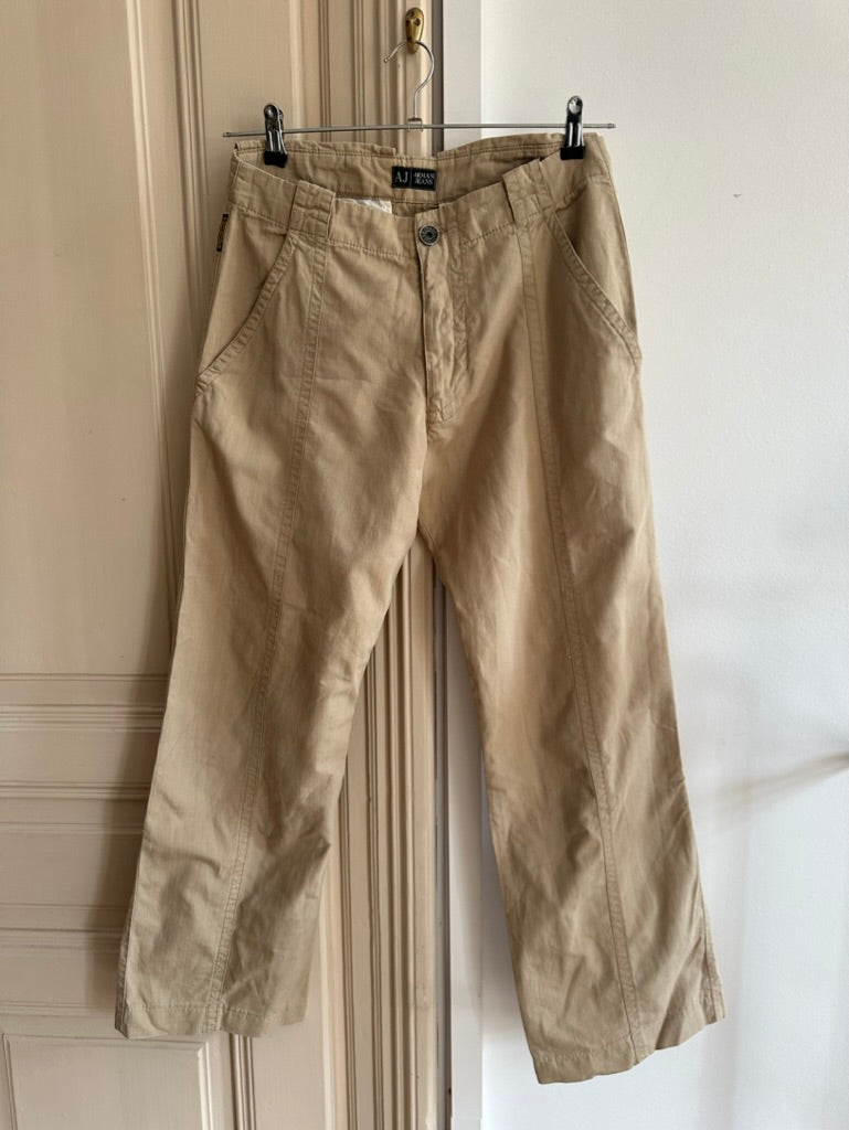 Armani Jeans spodnie materiałowe