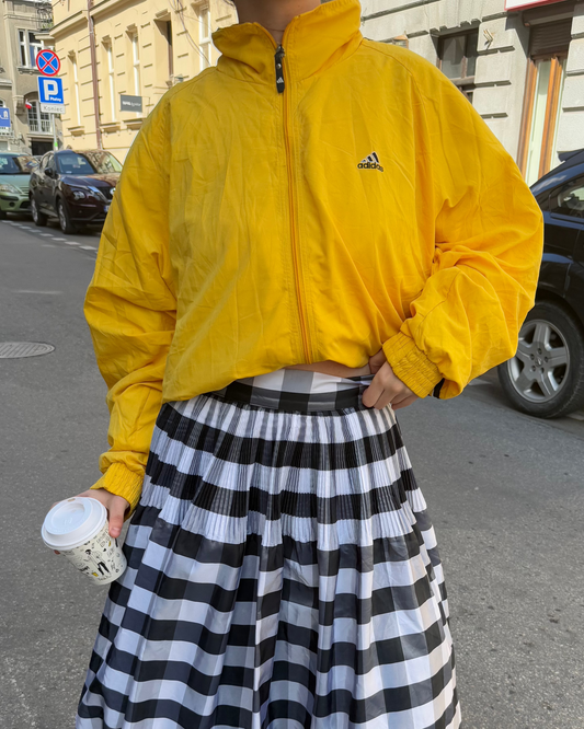 Adidas żółta kurtka rozpinana